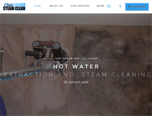 Tablet Screenshot of ciscosteamclean.com